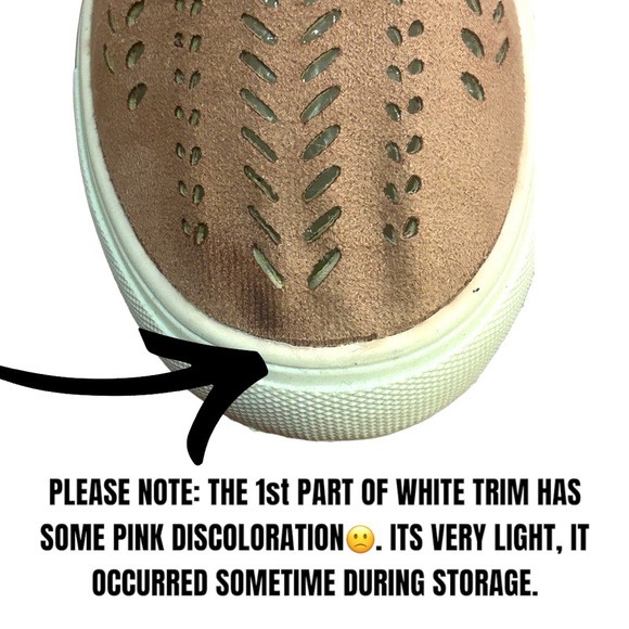 🆕PINK SLIP-ON SHOES WITH A WHITE SOLE! SIZE=8.5 US - Picture 3 of 16